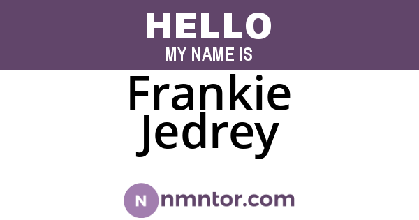 Frankie Jedrey