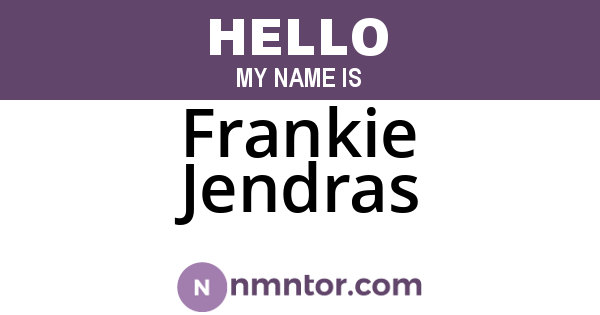 Frankie Jendras
