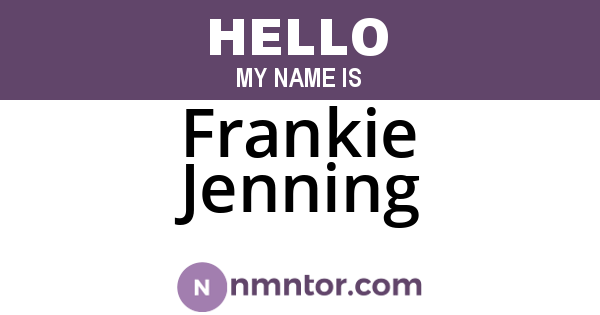 Frankie Jenning