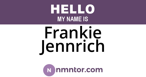 Frankie Jennrich