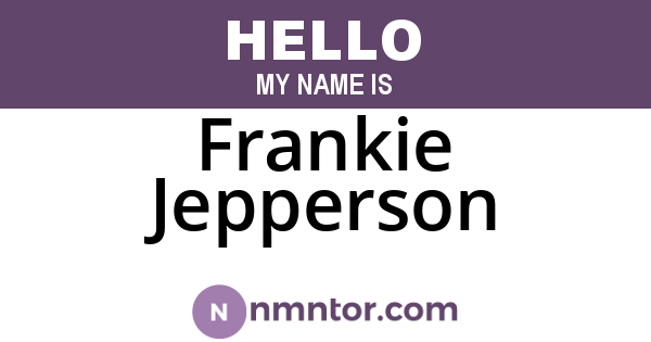 Frankie Jepperson
