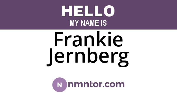 Frankie Jernberg