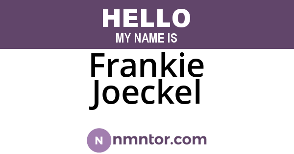 Frankie Joeckel