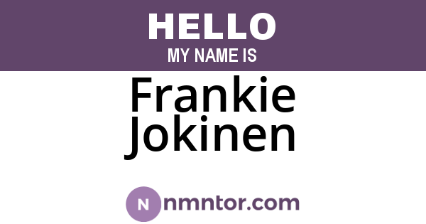 Frankie Jokinen