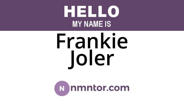 Frankie Joler