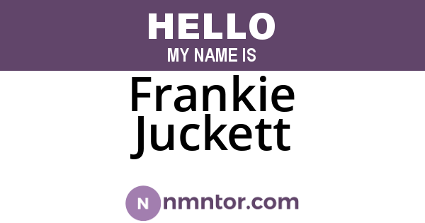 Frankie Juckett