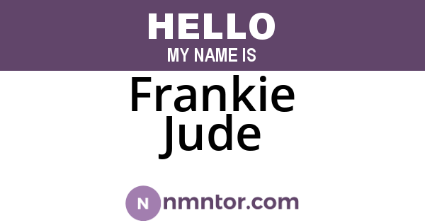 Frankie Jude