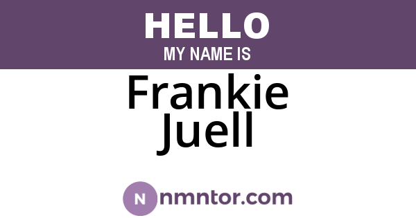 Frankie Juell