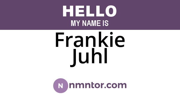 Frankie Juhl