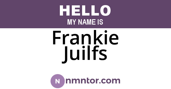 Frankie Juilfs