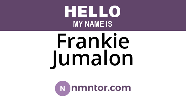 Frankie Jumalon