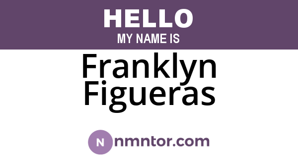 Franklyn Figueras