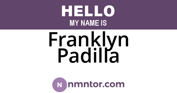 Franklyn Padilla