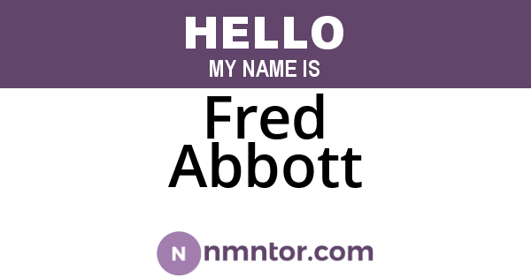 Fred Abbott