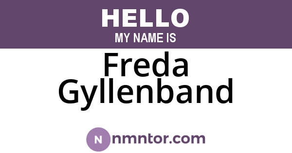 Freda Gyllenband