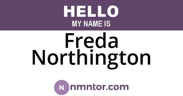Freda Northington
