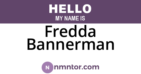 Fredda Bannerman