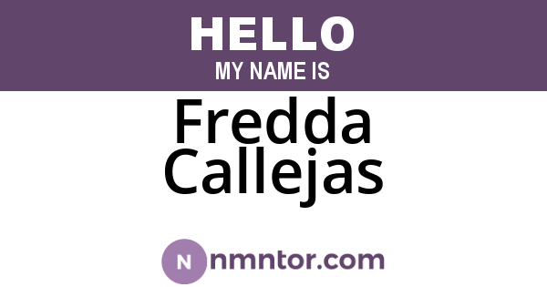 Fredda Callejas