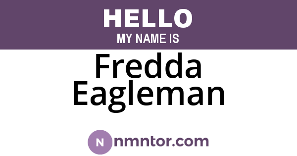 Fredda Eagleman