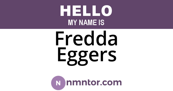 Fredda Eggers