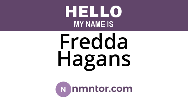Fredda Hagans