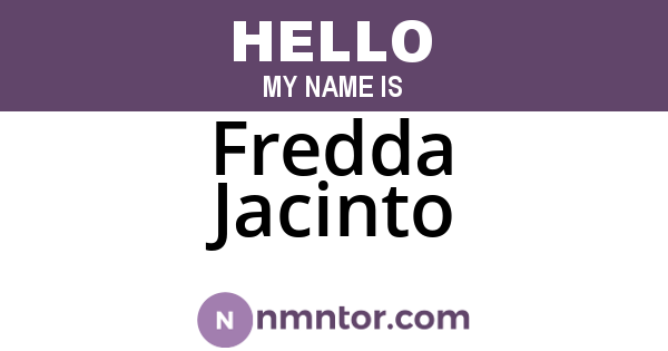 Fredda Jacinto
