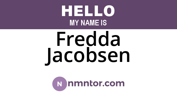 Fredda Jacobsen