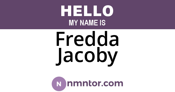 Fredda Jacoby