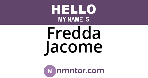 Fredda Jacome