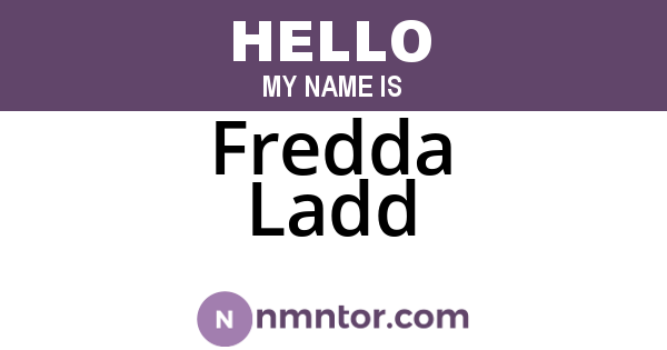 Fredda Ladd
