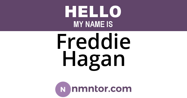 Freddie Hagan