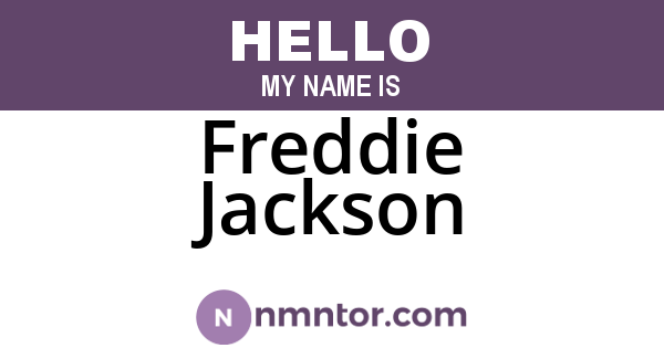 Freddie Jackson