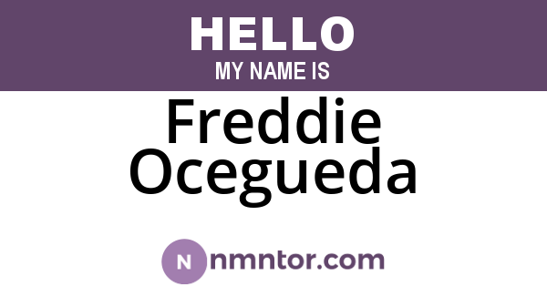 Freddie Ocegueda
