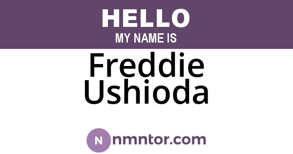 Freddie Ushioda
