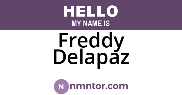 Freddy Delapaz