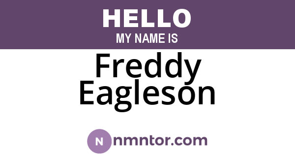 Freddy Eagleson