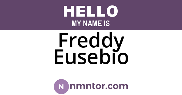 Freddy Eusebio