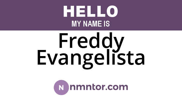Freddy Evangelista