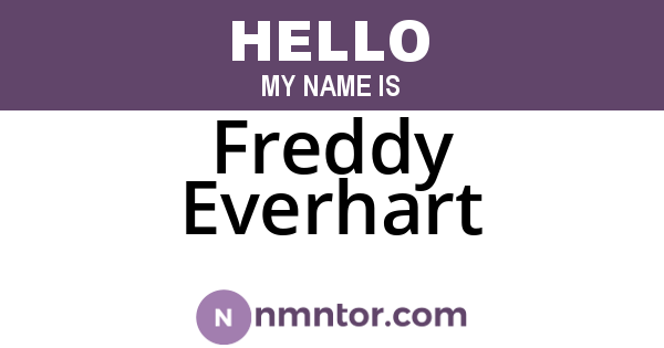 Freddy Everhart