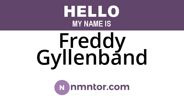 Freddy Gyllenband