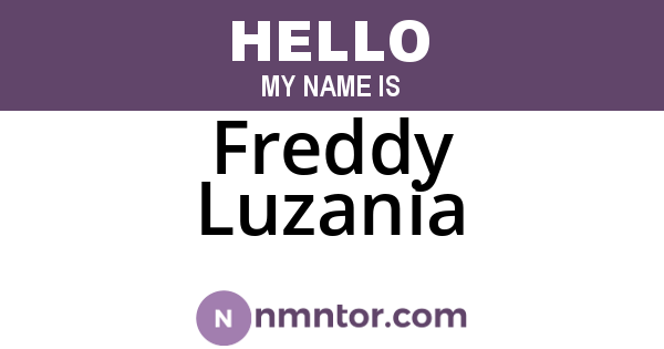 Freddy Luzania