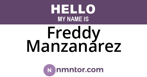 Freddy Manzanarez
