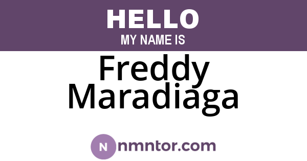 Freddy Maradiaga