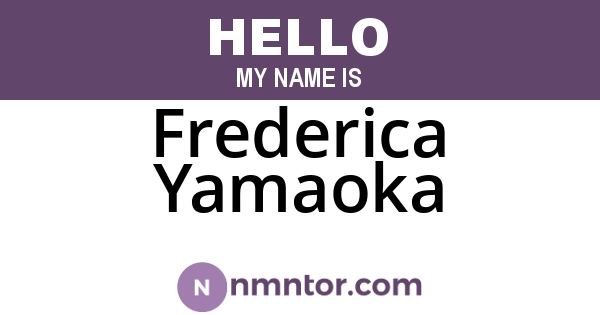 Frederica Yamaoka