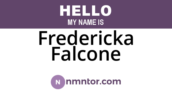 Fredericka Falcone
