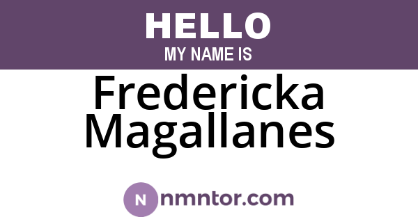 Fredericka Magallanes