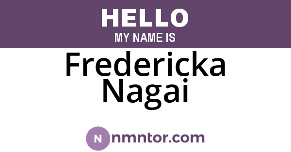 Fredericka Nagai