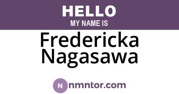 Fredericka Nagasawa