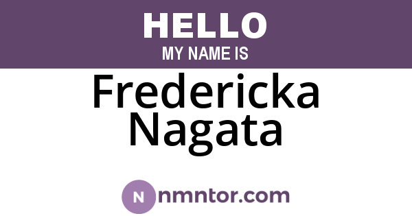 Fredericka Nagata