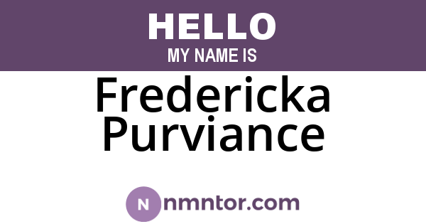 Fredericka Purviance